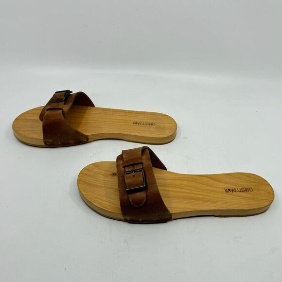 CHRISTY DAWN Ventura Wood Clog in Cognac Leather - Picture 4 of 8
